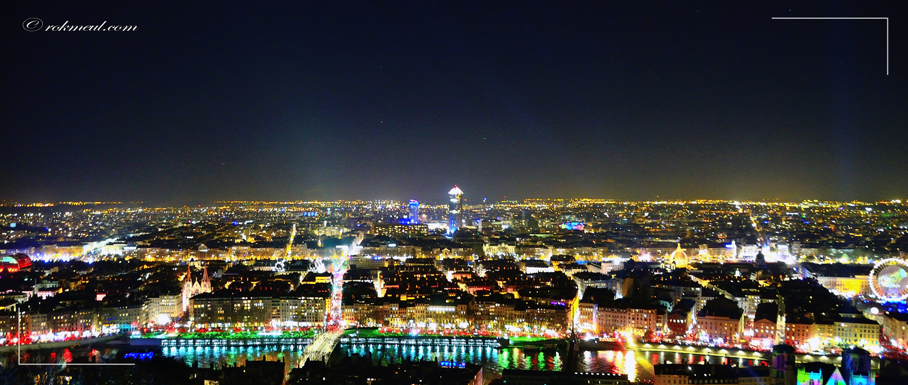 La vue depuis la basilique notre-dame de fourvière