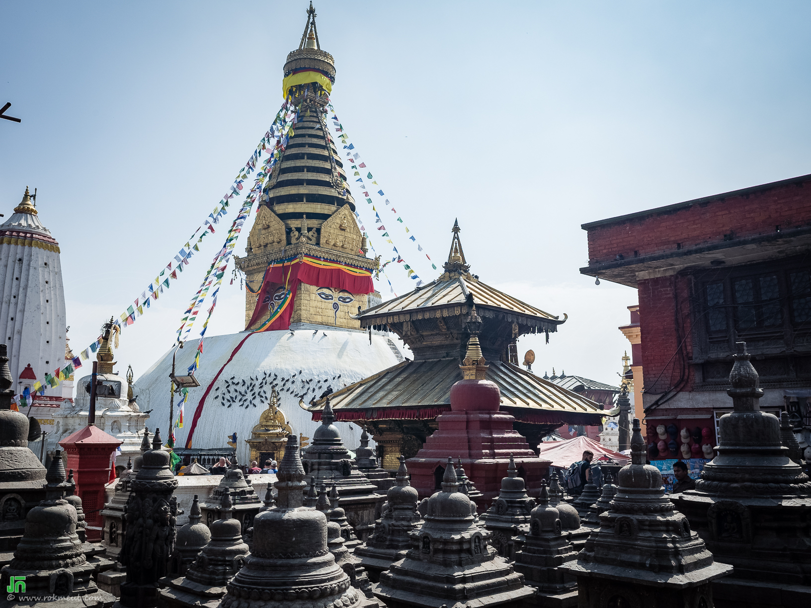 Swayambhunath Stupa (Monkey Temple) in Kathmandu Nepal