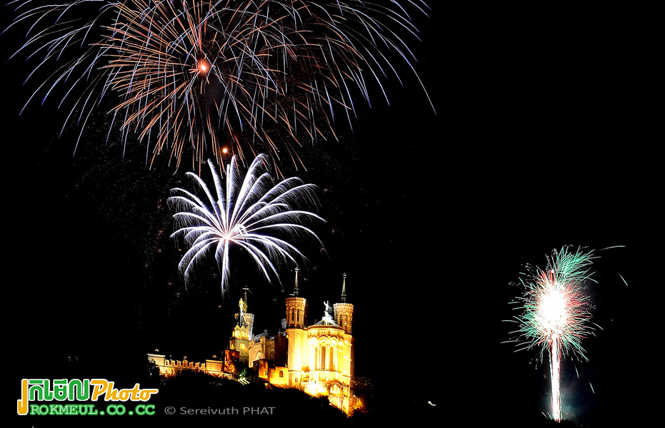 Firework, Feu d'artifice, Le 14 Juillet 2012 a lyon